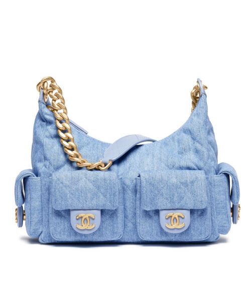 Chanel Large Hobo Bag AS5339 Blue